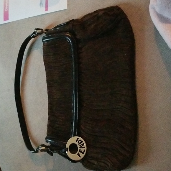 Fendi Handbags - Authentic Fendi Brown Shoulder Bag